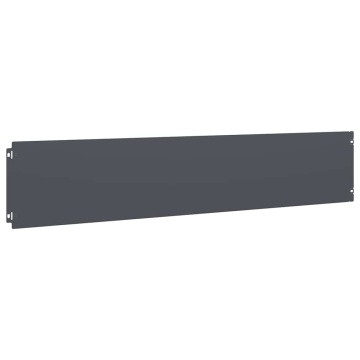 Borduri de gazon 10 buc Antracit 20x103 cm Oțel laminat la rece - Img 4
