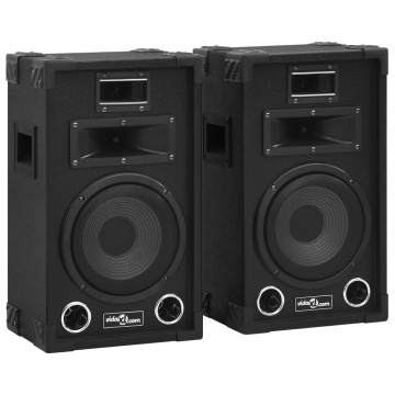 Boxe Hifi de scenă pasive profesionale, 2 buc., negru, 800 W - Img 2