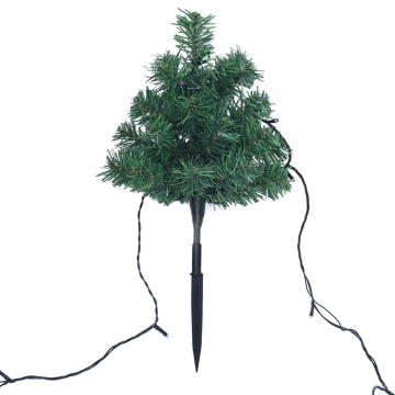 Brazi de Crăciun de alee, 6 buc., LED-uri multicolore 45 cm PVC - Img 4
