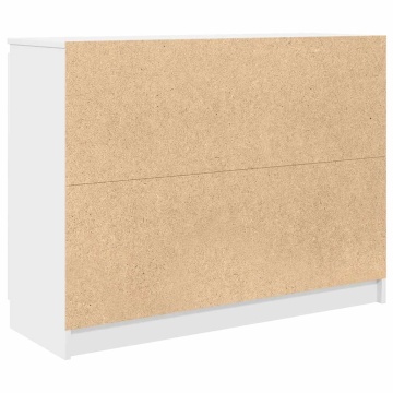 Bufet cu sertare Alb 100,5x35x76 cm Lemn prelucrat - Img 7