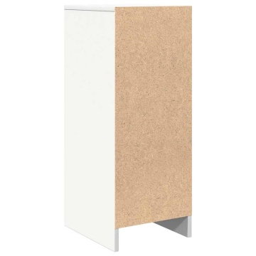 Bufetă albă 29,5x34x76 cm din lemn prelucrat - Img 7