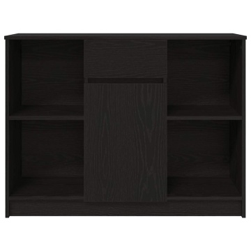Bufetă cu sertar Stejar negru 101x35x76 cm Lemn prelucrat - Img 5