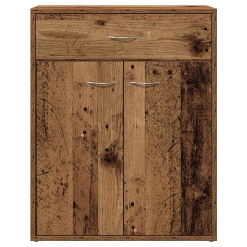 Bufetă din lemn vechi 60x30x75 cm din lemn prelucrat - Img 4