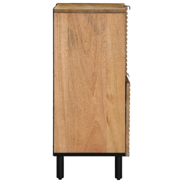 Bufetă maro 80x33x75 cm lemn masiv de mango - Img 4