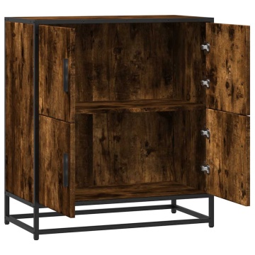 Bufetă Stejar afumat 68x35x76 cm Lemn prelucrat - Img 6