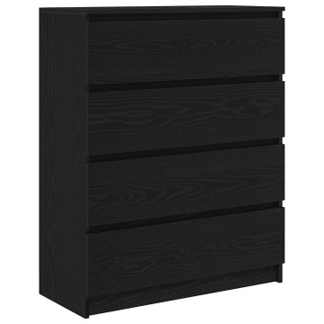 Bufetă Stejar negru 80x35x99 cm Lemn prelucrat - Img 2