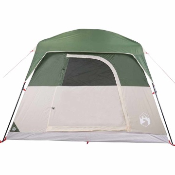 Cabină cort de camping, 4 persoane, verde, impermeabil - Img 5
