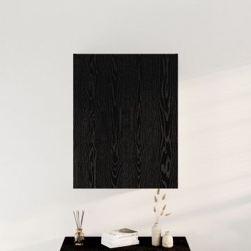 Cabinet montat pe perete Negru Stejar 69,5x34x90 cm Lemn compus - Img 4