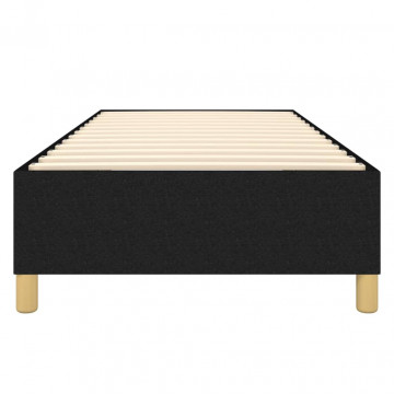Cadru de pat box spring, negru, 90x190 cm, textil - Img 8