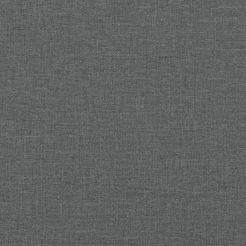 Cadru de pat cu tăblie, gri închis, 160x200 cm, textil - Img 7