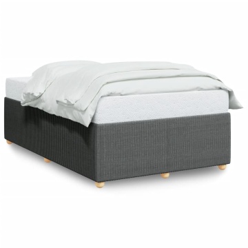 Cadru de pat, gri închis, 120x190 cm, material textil - Img 2