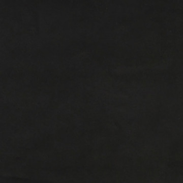 Cadru de pat, negru, 140x200 cm, catifea - Img 7