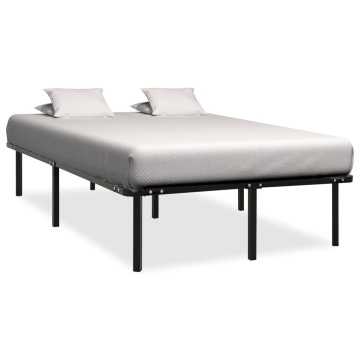 Cadru de pat, negru, 180 x 200 cm, metal - Img 1