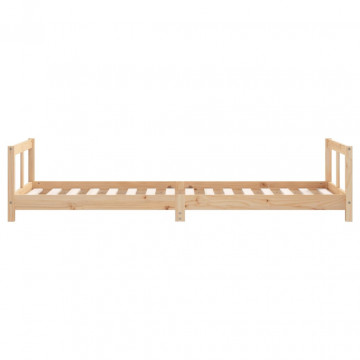 Cadru de pat pentru copii, 80x200 cm, lemn masiv de pin - Img 8