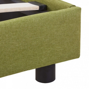 Cadru de pat, verde, 140 x 200 cm, material textil - Img 5
