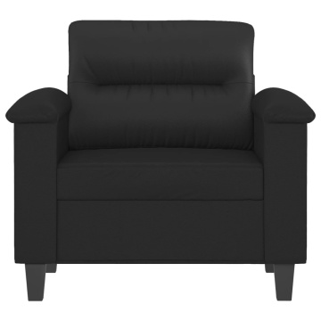 Canapea de o persoană, 60 cm, piele ecologică - Img 3