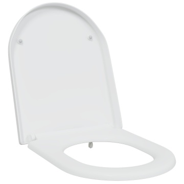 Capacul de toaletă cu montare rapidă cu închidere lentă Duroplast Alb - Img 2