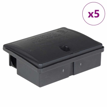 Capcane pentru șoareci 5 buc Negru 13x10x4 cm - Img 2