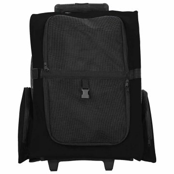 Cărucior pentru animale de companie, design 3 în 1, negru, 48x32x57 cm, material Oxford - Img 3