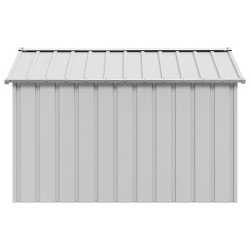 Casă pentru câini cu acoperiș 113x153x101 cm oțel galvanizat - Img 4