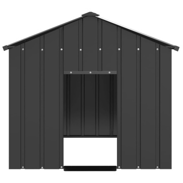 Casă pentru câini cu acoperiș 113x153x101 cm oțel galvanizat - Img 3