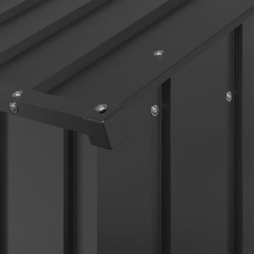 Casă pentru câini cu acoperiș 113x153x101 cm oțel galvanizat - Img 5
