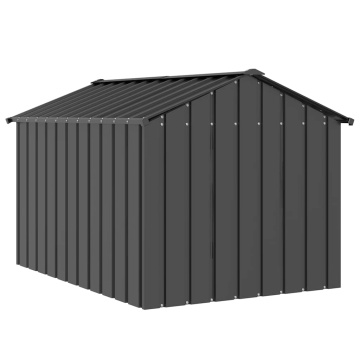 Casă pentru câini cu acoperiș 113x153x101 cm oțel galvanizat - Img 8