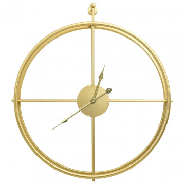 Ceas de perete, auriu, 52 cm, fier - Img 2