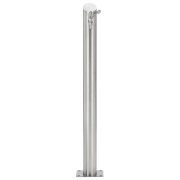 Coloană de apă de grădină, 95 cm, oțel inoxidabil, rotund - Img 4