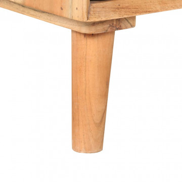 Comodă TV, 100 x 35 x 40 cm, lemn masiv de acacia - Img 5