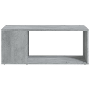 Comodă TV, gri beton, 80x24x32 cm, PAL - Img 7