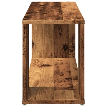 Comodă TV, lemn vechi, 100x24x32 cm, lemn prelucrat - Img 8