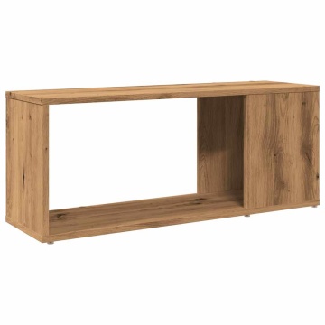 Comodă TV, stejar artizanal,80x24x32cm, lemn prelucrat - Img 6
