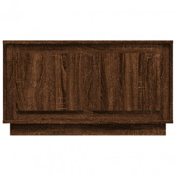 Comodă TV, stejar maro, 80x35x45 cm, lemn prelucrat - Img 5