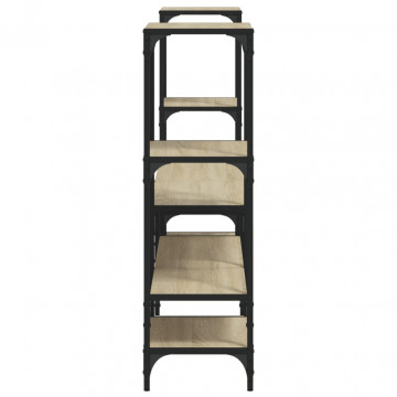 Comodă TV, stejar sonoma, 206,5x28,5x95 cm, lemn compozit - Img 5