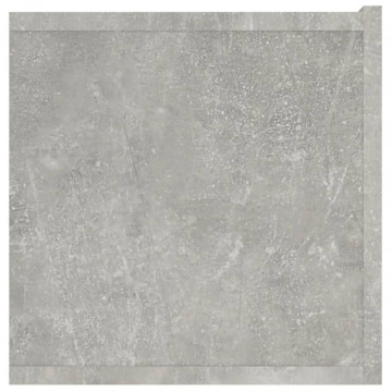 Comode TV, 2 buc., gri beton, 80x30x30 cm, lemn compozit - Img 7