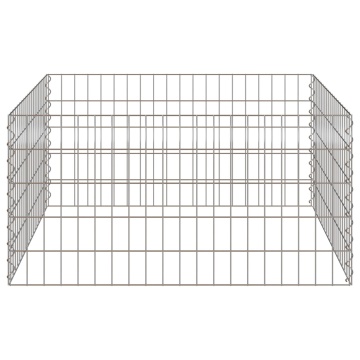 Compostor de grădină 100x100x50 cm, din oțel galvanizat, pătrat - Img 4