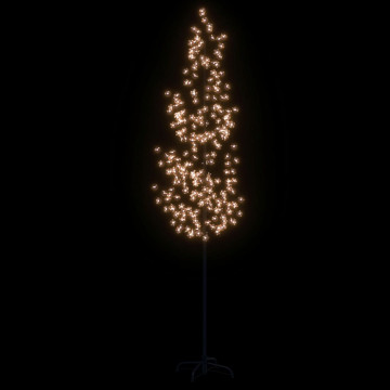 Copac cu flori de cireș cu LED, 368 LED-uri alb calde, 300 cm - Img 3