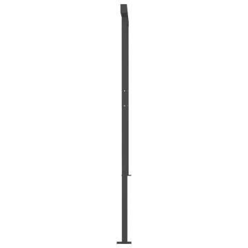 Copertină automată cu senzor vânt & LED, albastru & alb, 6x3 m - Img 7