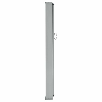 Copertină laterală retractabilă de terasă, gri, 100 x 300 cm - Img 3