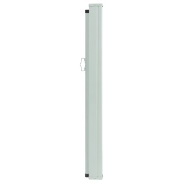 Copertină laterală retractabilă de terasă, gri, 120 x 500 cm - Img 3