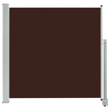 Copertină laterală retractabilă de terasă, maro, 160 x 300 cm - Img 2
