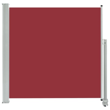 Copertină laterală retractabilă de terasă, roșu, 160 x 300 cm - Img 2