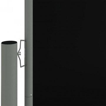 Copertină laterală retractabilă, negru, 160x1000 cm - Img 3