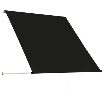 Copertină retractabilă, antracit, 150 x 150 cm - Img 4