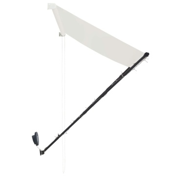 Copertină retractabilă cu LED, crem, 350 x 150 cm - Img 5