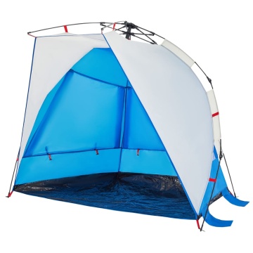 Cort camping 2 persoane albastru azur impermeabil setare rapidă - Img 5