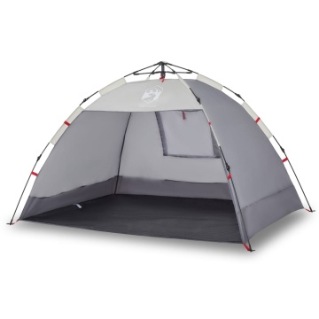 Cort camping 2 persoane gri impermeabil setare rapidă - Img 2