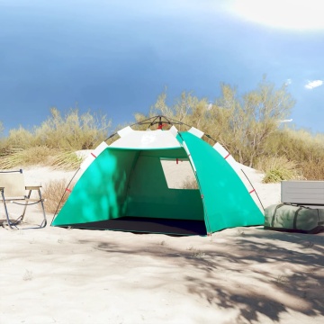 Cort camping 2 persoane verde marin impermeabil setare rapidă - Img 3