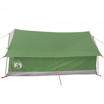 Cort de camping 2 persoane, verde, 193x122x96 cm, tafta 185T - Img 7